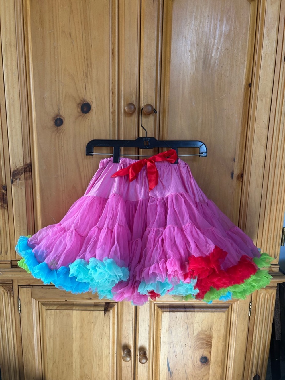 Angel’s Face tutu tutti fruitti size x-large 10-12 years multicolored rainbow